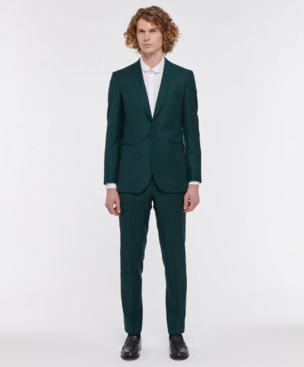 Costume Deux Pièces Vert