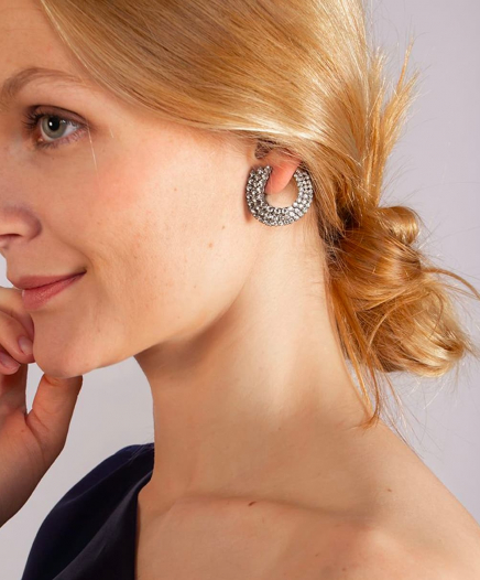 Boucles d'oreilles Demi Cercle