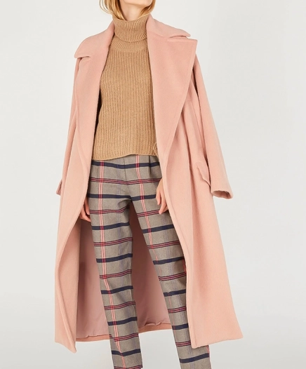 Manteau Col Tailleur Oversize