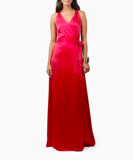 Robe Paola Cherry Wrap-Exclusivité web