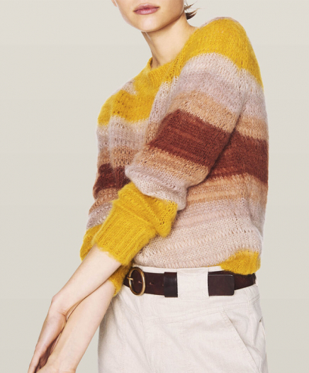 Pull Boo Pachat Jaune Orange