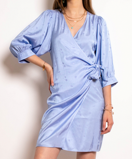 Robe Celestina Bleue