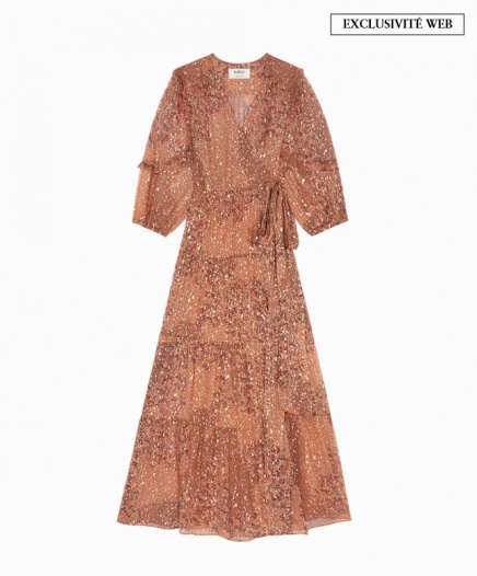 Robe Oriane Pêche-Exclusivité web