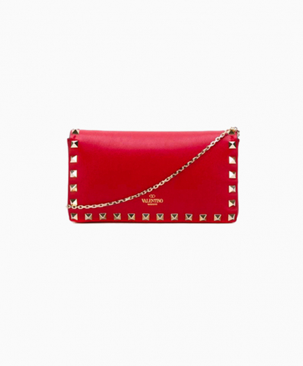 Pochette Rockstud Rouge