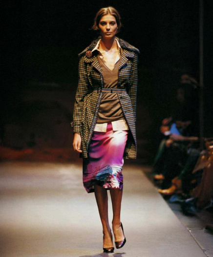 Jupe  Purple Silk FW 2004