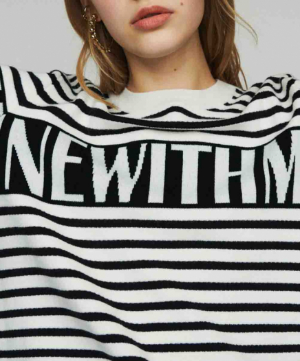 Pull à Rayures Façon Marinière