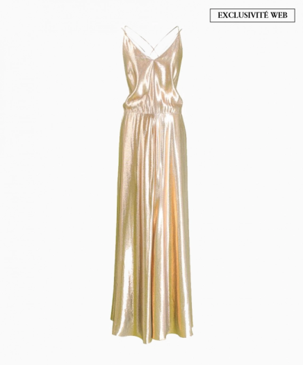 Robe Martine Gold- Exclusivité web