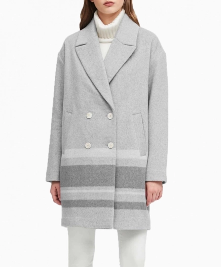 Manteau Cocon Gris