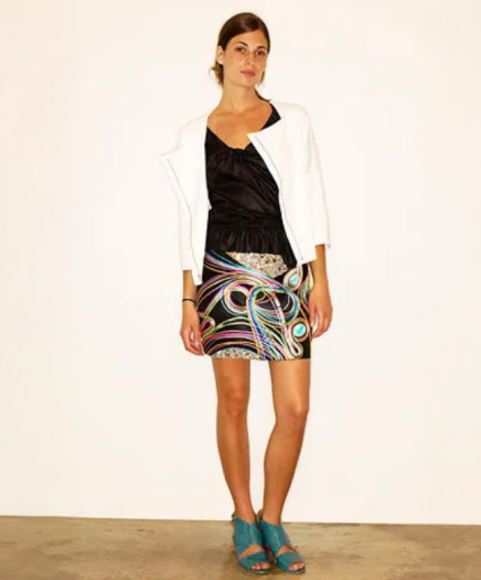 Blouse Mousseline Noire Resort 2008