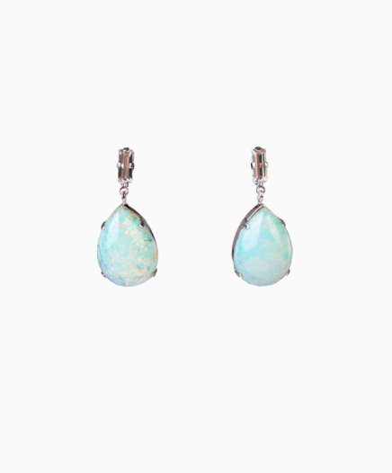 Boucles D'oreille Gouttes Opal Blue