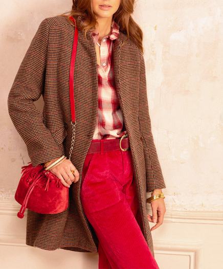 Blouse Janel Aubergine