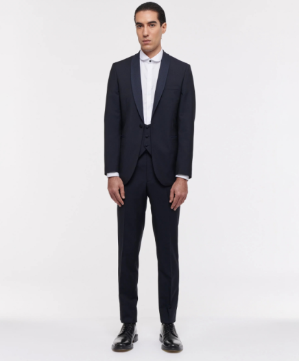 Smoking Deux Pièces Col Natté