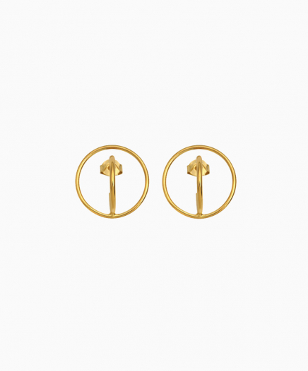 Boucles d'oreilles Saturne