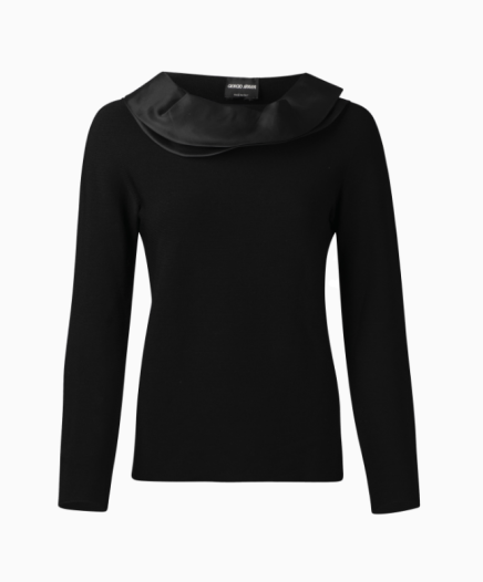 Top Col Bateau Satin FW2012