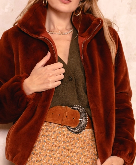 Manteau Loulou Dark Inca