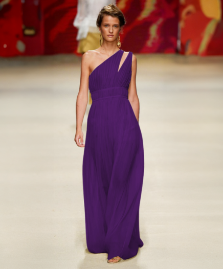 Robe Asymetric Purple