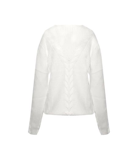Pull Mohair Blanc