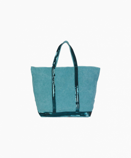 Cabas Sequin et Cuir