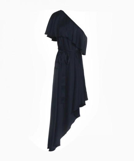 Robe One Shoulder Navy