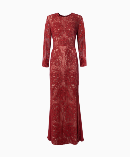 Robe Red Lace