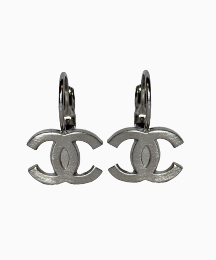 Boucles D'oreilles Double C Silver