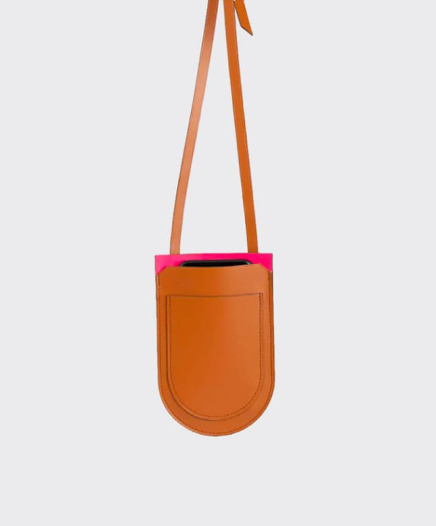 Sac Baggu N°2 Camel/Rose