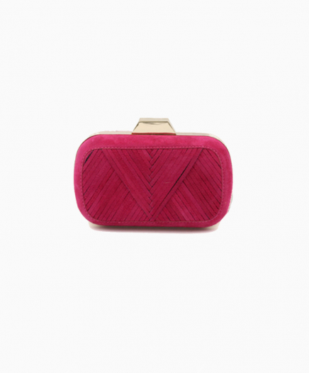 Minaudière Shell Fuschia