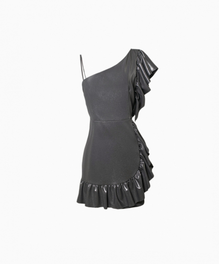Robe Short One Shoulder