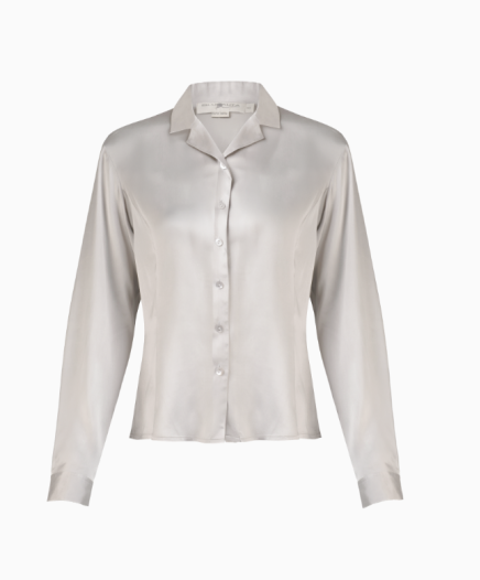 Chemise Satin Ivoire