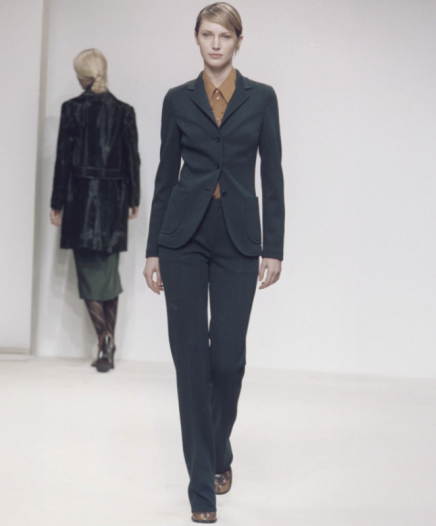 Tailleur Noir Architecturé SS1996