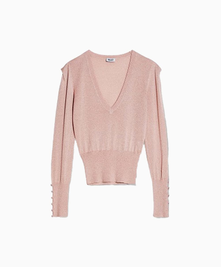 Pull Lurex Rose