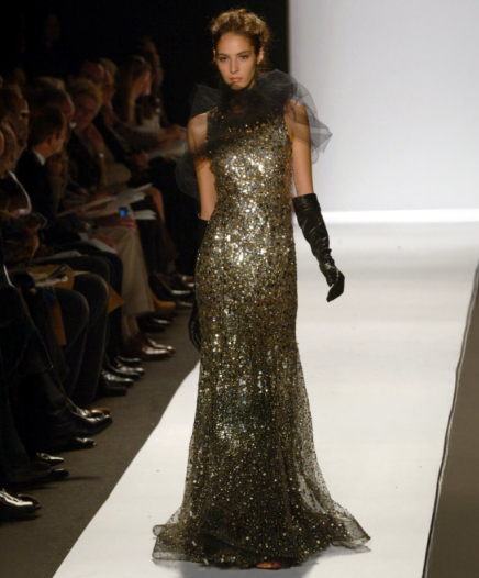 Robe Gold Sequin Runway fall 2006