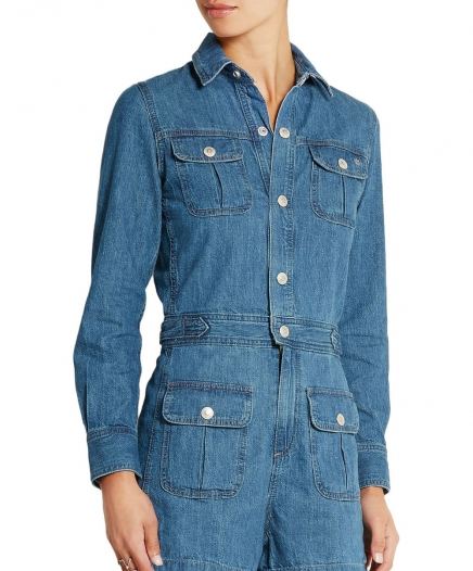 Combi-short en jean Loretta-Exclusivité web