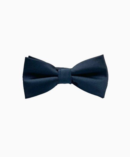 Noeud Papillon Satin Marine