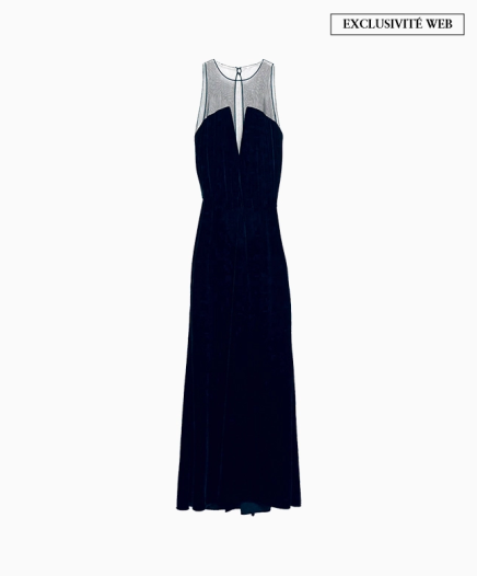 Robe Velvet Marine-Exclusivité web