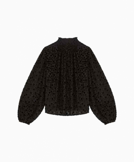 Top en Velours Dévoré