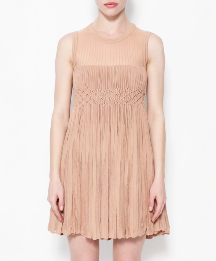 Robe Patineuse Rose Poudrée