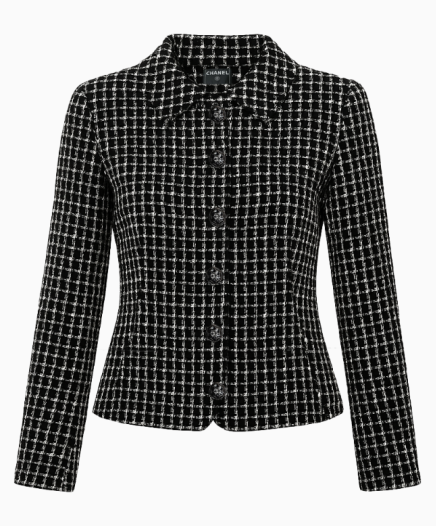 Veste Tweed Black And White Pre Fall 2010