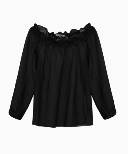 Blouse Mousseline Noire Resort 2008