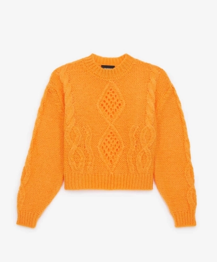 Pull Mohair Orange