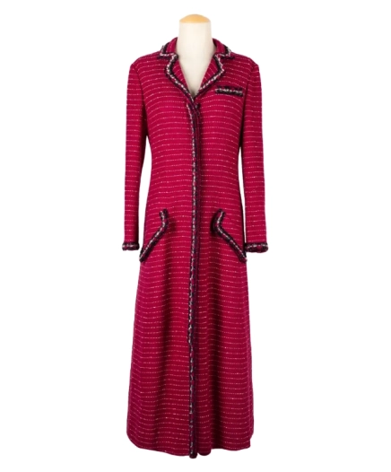 Manteau Tweed Burgundy FW 2012