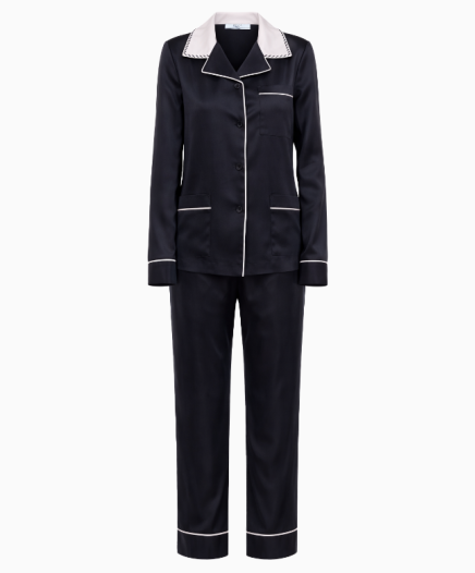 Ensemble Satin Noir et Blanc Circa 2016