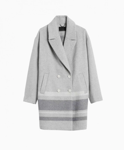 Manteau Cocon Gris