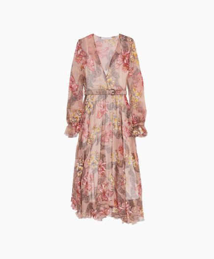 Robe Floral Ruffled