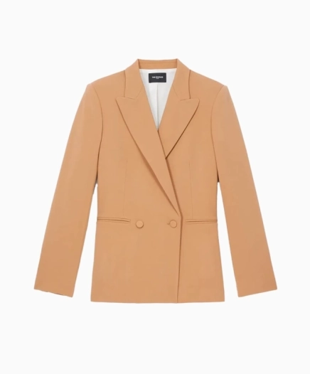 Blazer Camel Croisé