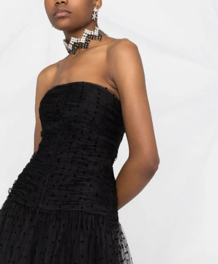 Robe Bustier Froncée - vendu