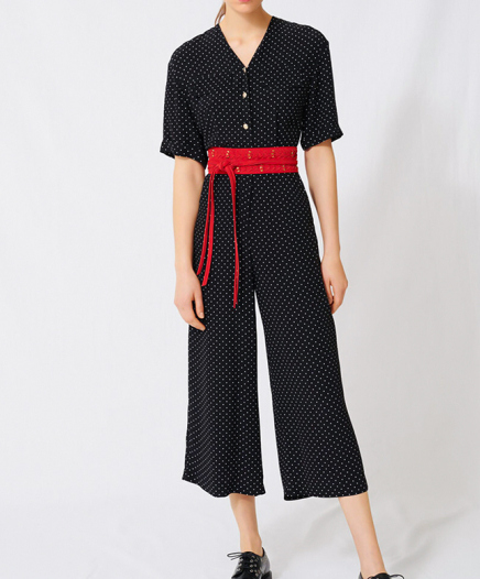 Combinaison fluide à pois