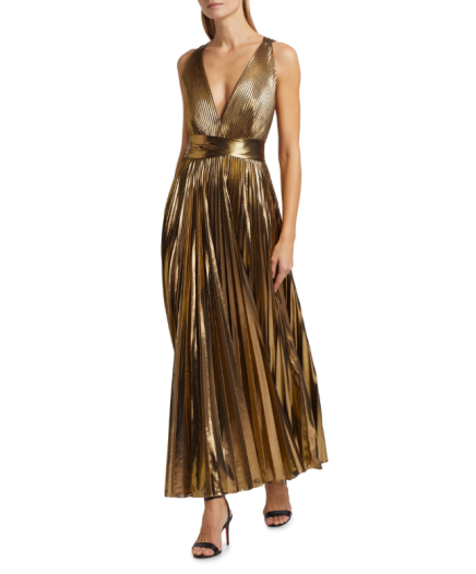 Robe Oria Gold Dress