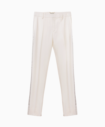 Pantalon Tailoring Blanc SS2022 par Anthony Vaccarello