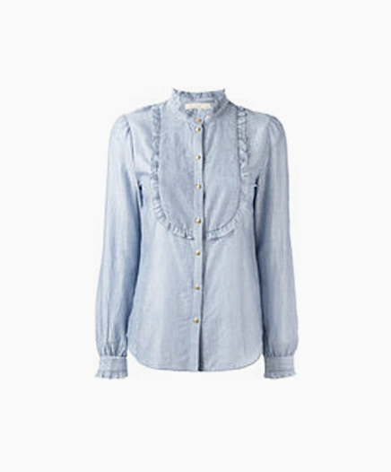 Chemise Plastron Volanté